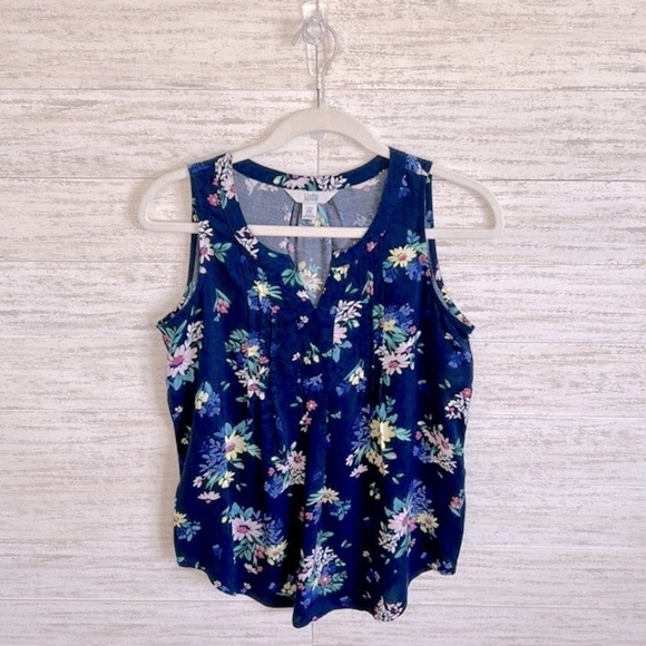 Croft & Borrow floral Tank | SIZE PXS - Picture 1 of 6